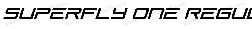 SuperFly One Regular字体转换